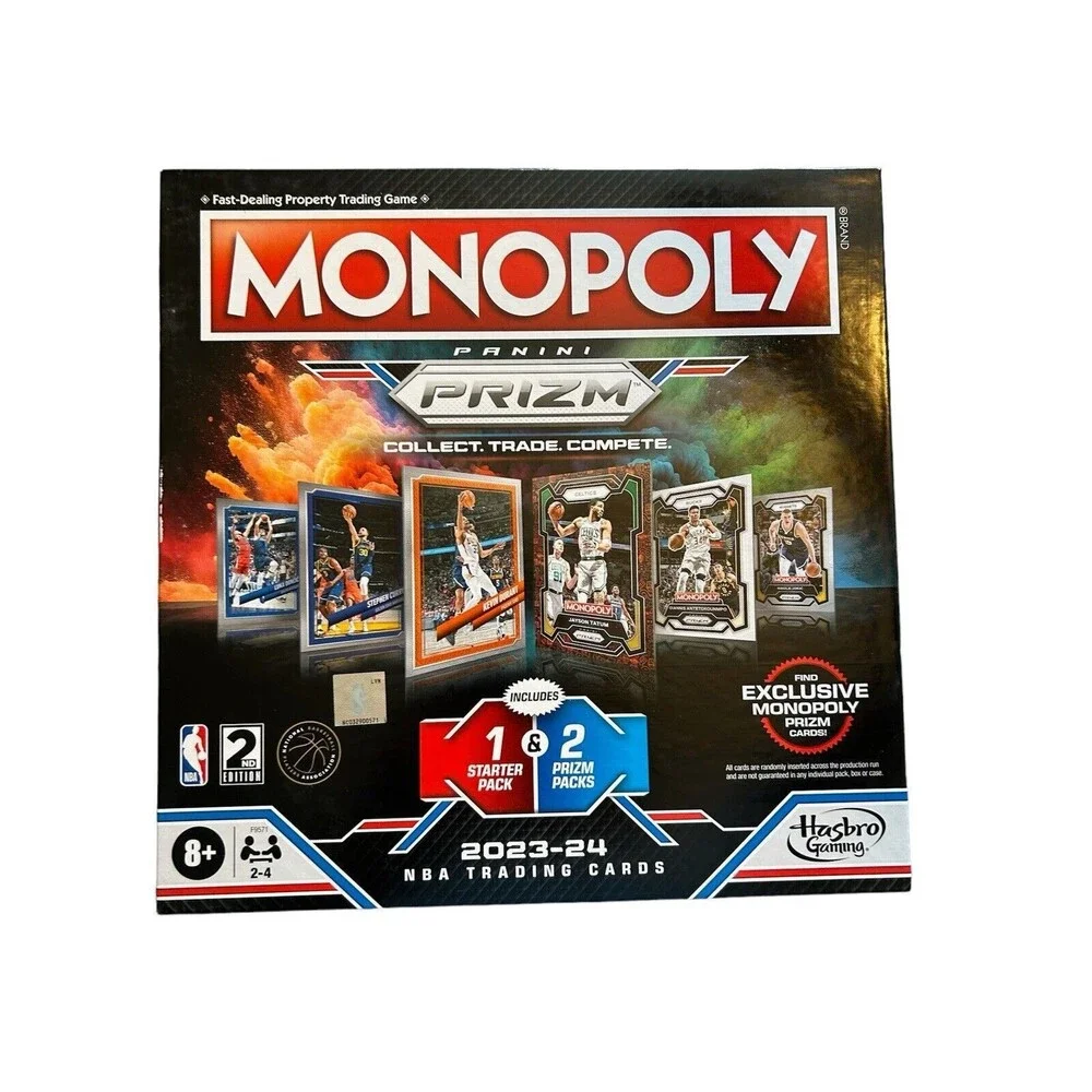 2023-24 PANINI PRIZM MONOPOLY NBA BASKETBALL 2ND EDITION BOARD GAME SEALED BOX